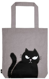 BOLSA DE TELA DE LA COMPRA ED HAPPY FACE EL GATO | MOSES